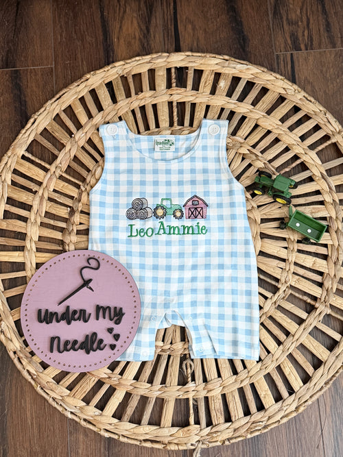 Personalized Farm Romper